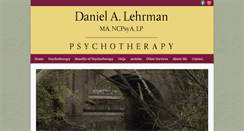 Desktop Screenshot of danielalehrman.com